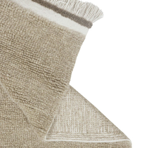 Lorena Canals wasbaar vloerkleed Steppe - Sheep Beige