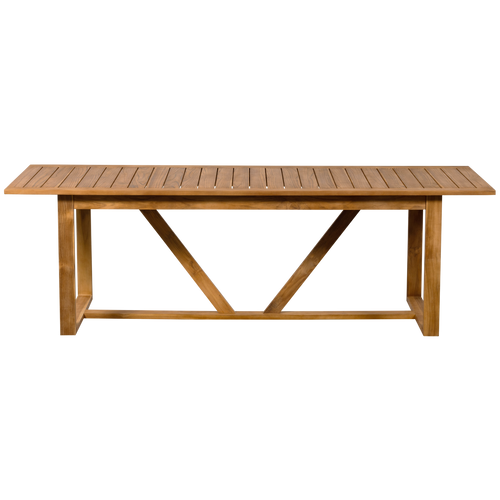 WOOOD tuintafel Beaver - Teak - Naturel - 75x240x90