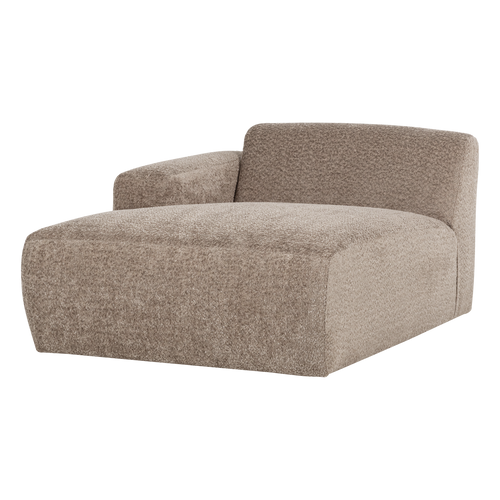 WOOOD chaise longue bank links Mojo Base - Wollig - D.zand - 74x112x162