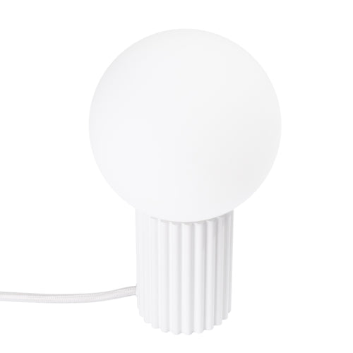 Sollux Lighting Tafellamp HALO wit - 12x12x19cm