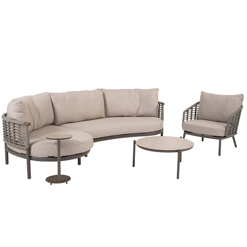 Taste by 4 Seasons loungeset Puglia chaise longue 5-delig - terre