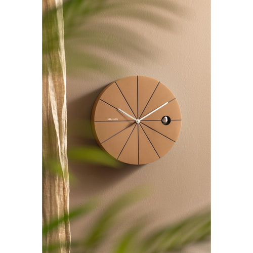 Karlsson wandklok Destacado Cuckoo - bruin - Ø28cm