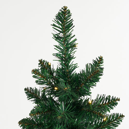 Black Box Trees Gerlos Smalle Kunstkerstboom in Jute - H90 x Ø41 cm - Groen