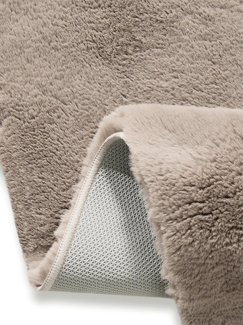 benuta nepbont vloerkleed Dave - taupe - 200x200 cm