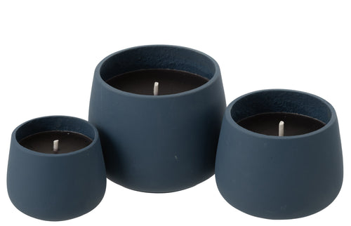 J-Line buitenkaars Cyra - cement - blauw - large