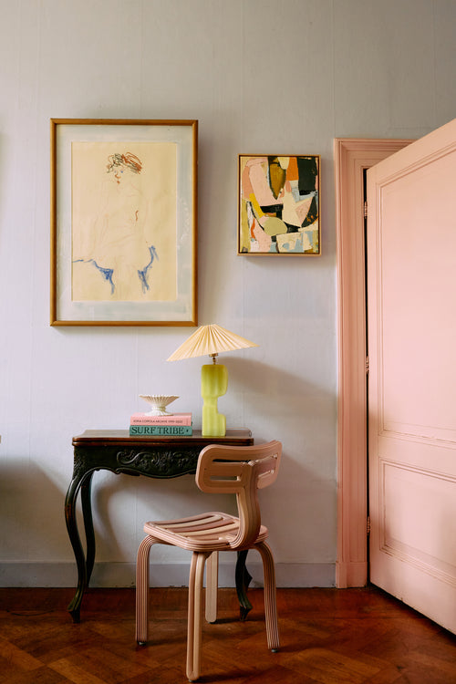 HKLIVING tafellamp Column – lime - vtwonen shop