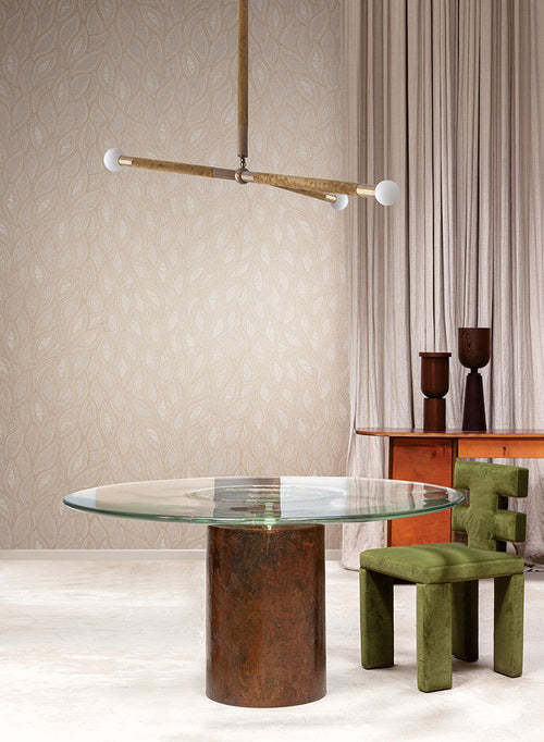 Masureel behang bladeren zand beige - 70 cm x 10.05 m - 631608 - vtwonen shop