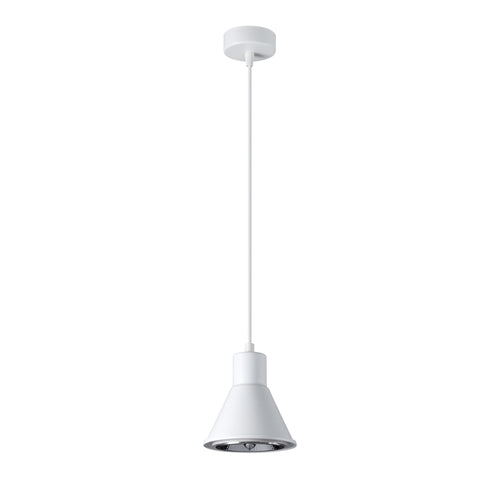 Sollux Lighting Hanglamp TALEJA 1 wit [ES111] - 14x14x120cm