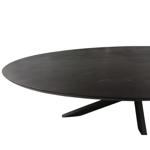 Starfurn  eettafel Brandy - zwart - 90x160x76cm - vtwonen shop