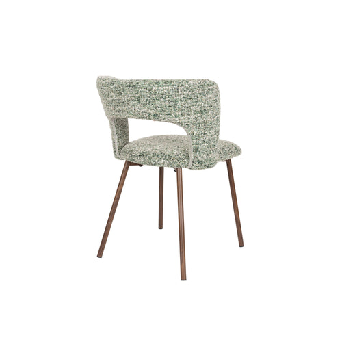 Housecraft Living Chelsea Eetkamerstoelen Groen - Set van 2