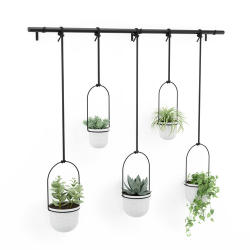 Umbra Triflora hangende bloempotten, set van 5 - vtwonen shop