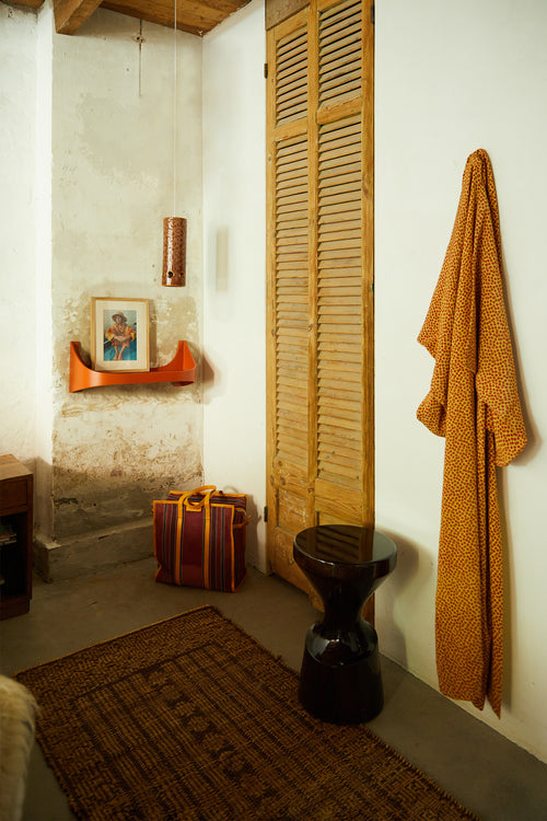 HKLIVING wandplank Retro – oranje