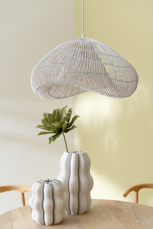 J-Line vaas Naos - keramiek - beige - large - 40 cm hoog - vtwonen shop