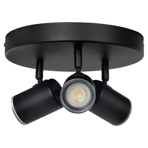 EGLO spot Consuma 1 - gu10 - Ø 25 cm - zwart