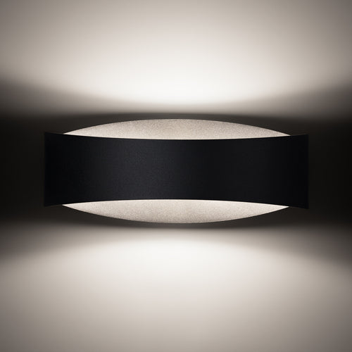 Sollux Lighting Wandlamp TONI zwart - 12x30x12cm