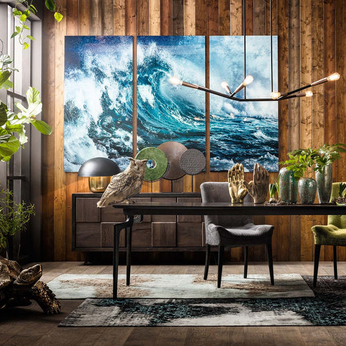 Kare Design Wandfoto Triptychon Wave 160x240cm (3/Set)