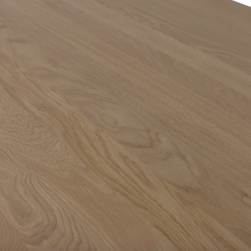 WOOOD eettafel afgerond doorgaande lamel 220x100 Tablo - Eikenhout - Transparant