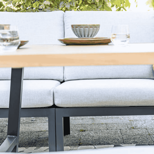 Garden Impressions lounge dining set R Lissabon valley sand - 4-delig