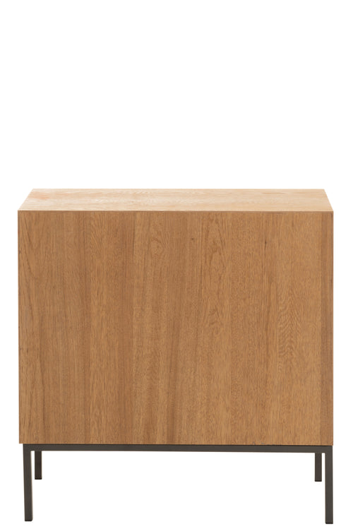 J-Line kast Op Poten 2 Deuren - hout/metaal - naturel - vtwonen shop