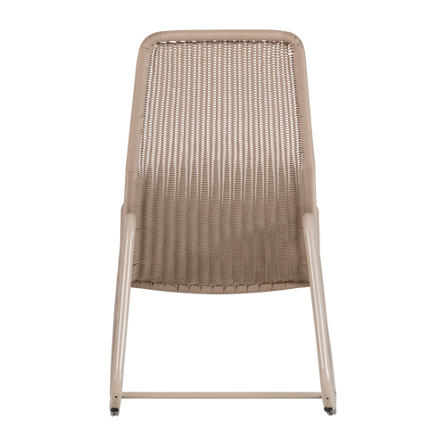 WOOOD schommelstoel tuin Tom - Kunststof - Zand - 97x51x95