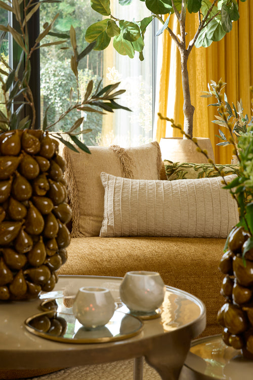 Light & Living kussen SARMATO - 60x30x10cm - bruin