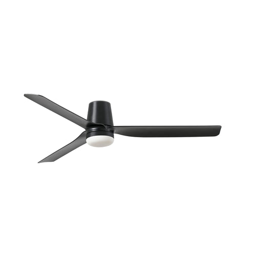 Faro Punt Punt Tub 132cm LED-plafondventilator matzwart CCT