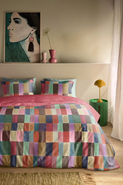 Oilily Dekbedovertrek Fiesta Blocks - 200 x 200/220 cm - Multi