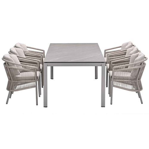 Garden Impressions tuinset Sorong - Skala - taupe - 230x100 cm - 7-delig