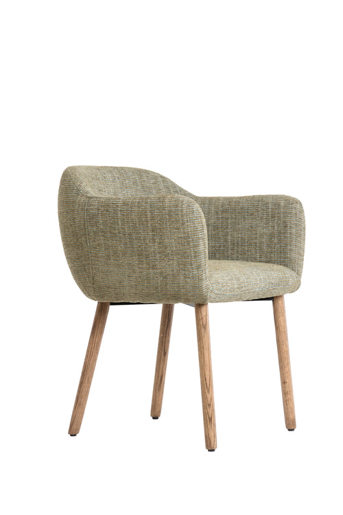 Light & Living eetkamerstoel BLAINE - 56x62.5x76.5cm - groen - Set van 2 - vtwonen shop