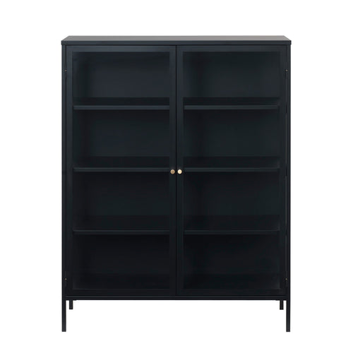Rebellenclub Vitrinekast Nimbin - 140 x 110 cm - Zwart - vtwonen shop