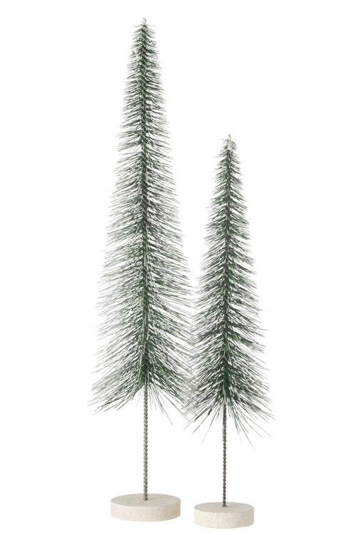 J-Line decoratie Kerstboom Sneeuw - kunststof - groen - large - vtwonen shop