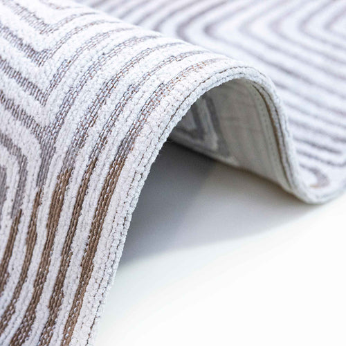 Louis De Poortere vloerkleed Oyster White - grijs - 80x250cm