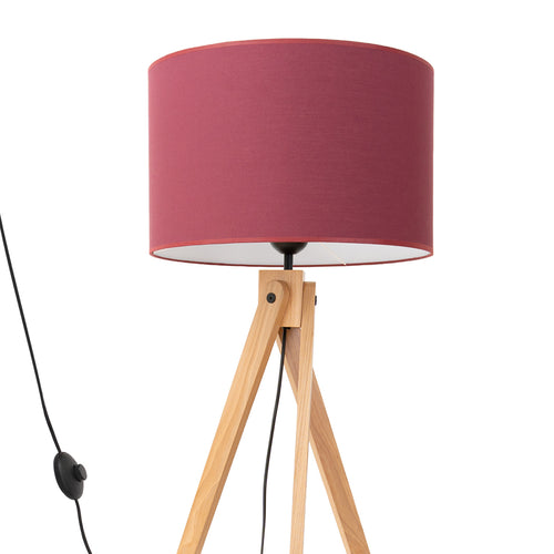 Sollux Lighting Staande lamp NATT bordeaux - 77x77x140cm