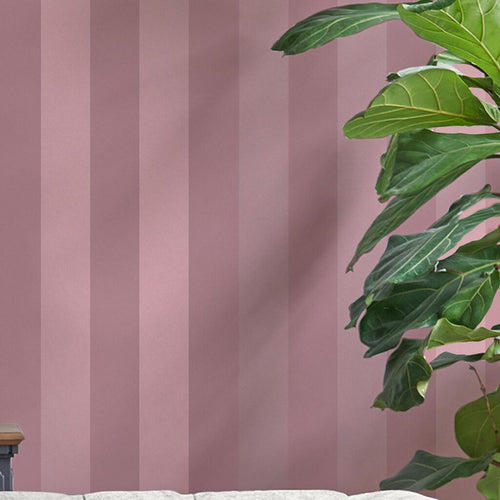 Laura Ashley Vliesbehang - Lille Pearlescent Stripe - Roze 10mx52cm - vtwonen shop