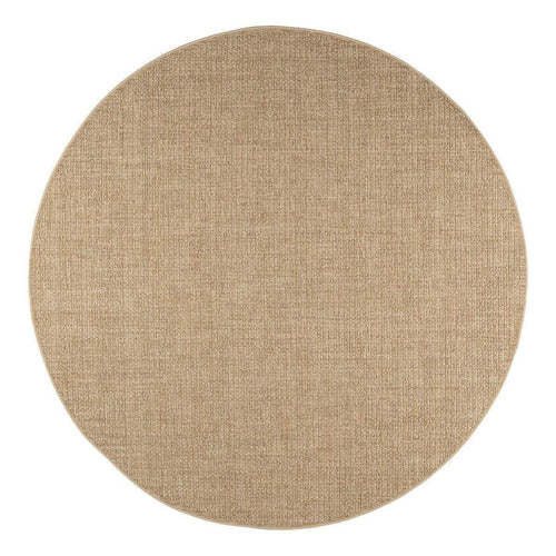 Interieur05 Rond Buitenkleed Jute Excellent Outdoor Bruin - 160 x 160 cm - vtwonen shop