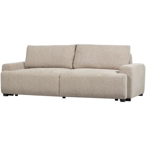 vtwonen 3-zits slaapbank Night & Day - Polyester - Naturel Melange - 85x239x107 - vtwonen shop