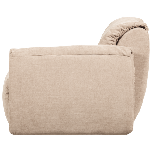 WOOOD 1-zits met arm rechts Baggy - Geweven Chenille - Zand - vtwonen shop