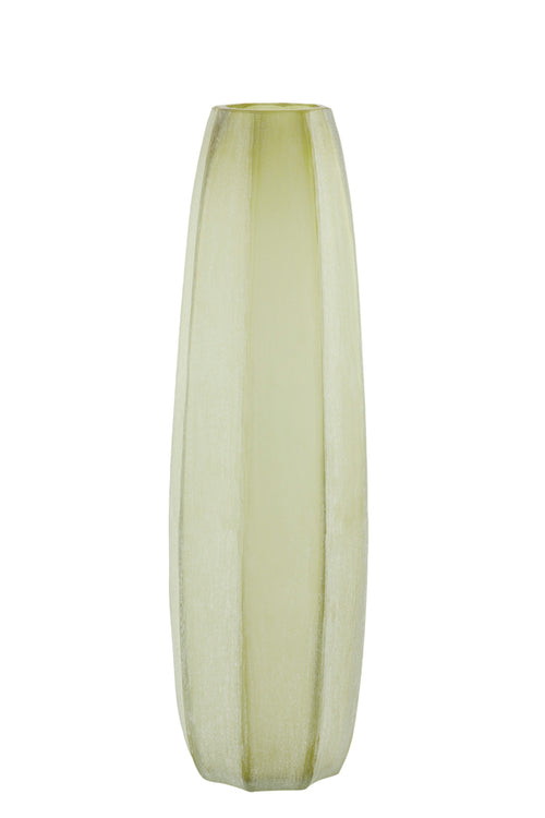 Light & Living vaas BRADLEY - Ø17x60cm - groen - vtwonen shop