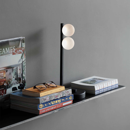 Ideal Lux PING PONG 2-lichts Globe tafellamp zwart 500Lm 3000K