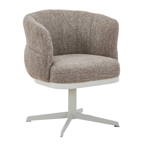 DÉJA Living Eetkamerstoel Maribel - Taupe/Beige - Draaibaar - vtwonen shop