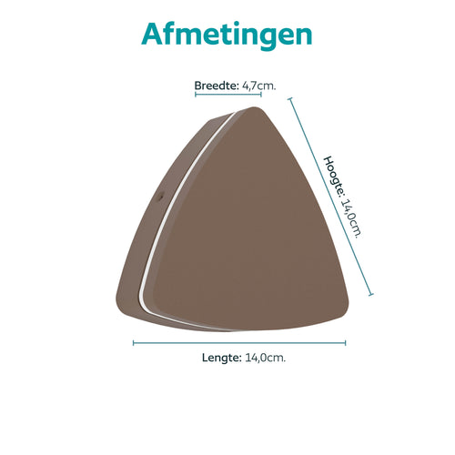 EGLO wandlamp buiten Pedersano - roestbruin