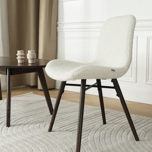 Nolon Nena-Fé Eetkamerstoel Teddy - Stof - Walnoot Poten - vtwonen shop