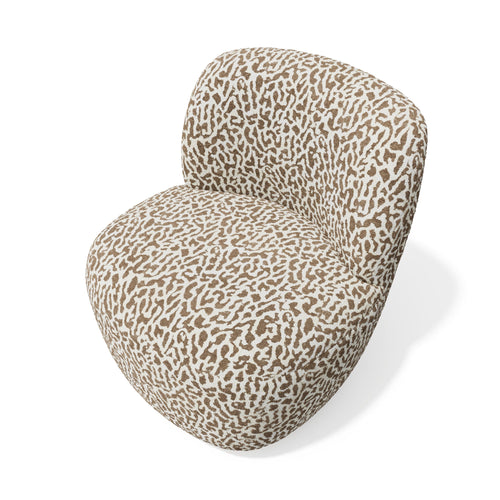 Premium Interiors - Draaistoel COMI - stof met patroon  mol 65cm