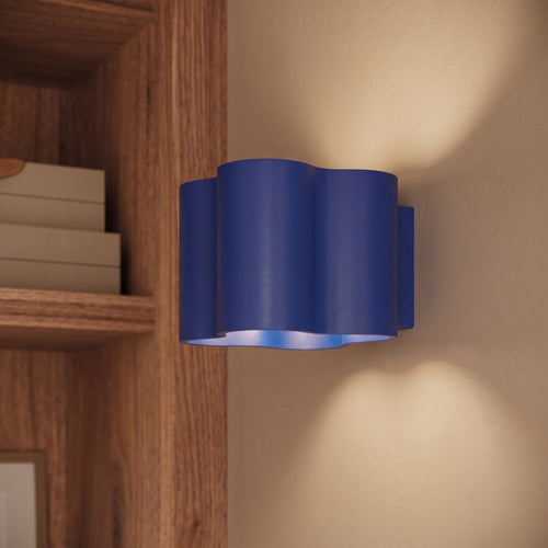 Sollux Lighting Wandlamp OVIO ultramarijn G9 - 12x14,5x10cm