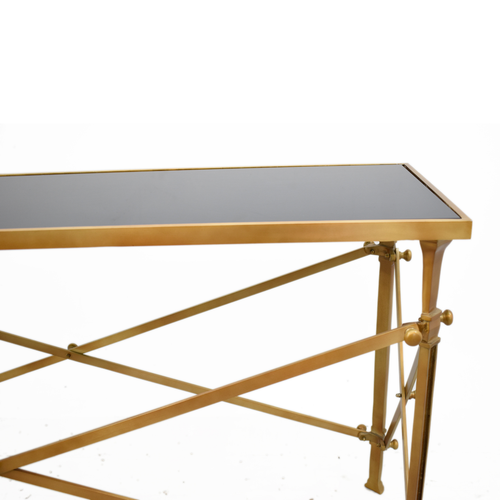 Signature - POMPADOUR Design haltafel - Goudkleurig - 42x142x76 cm