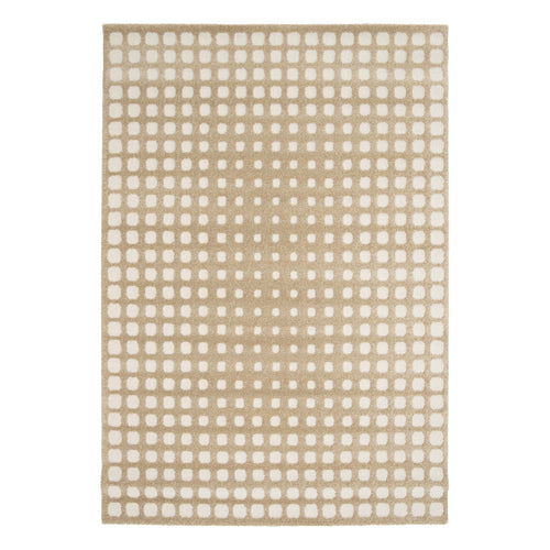 AFK Living vloerkleed Pixel - reliëfeffect - kastanje - 120 x 170 cm