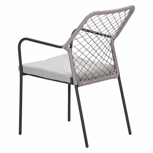 Garden Impressions Tuinset Ross 5-delig - Tulli tuintafel light teak look Ø122 cm