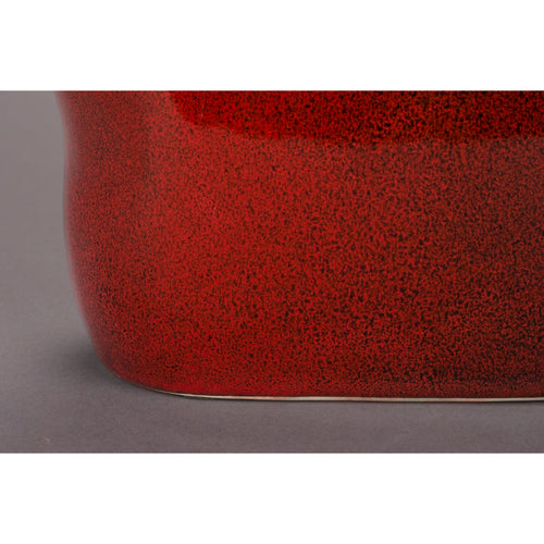 Dutchbone Edna Vaas 24 cm Rood - vtwonen shop