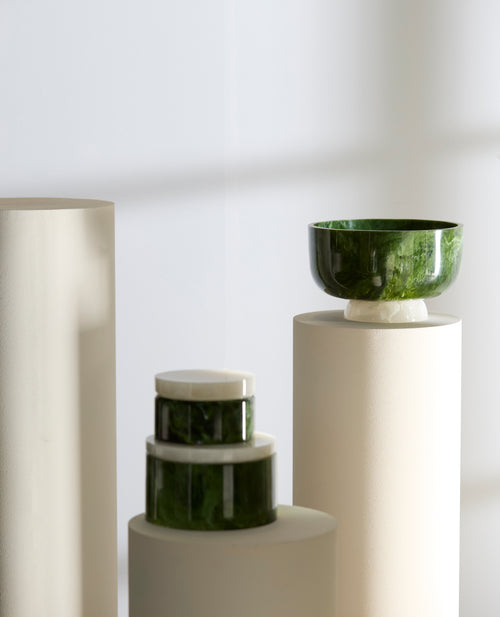 Light & Living schaal LEWOTOBI - Ø28x17cm - groen - vtwonen shop