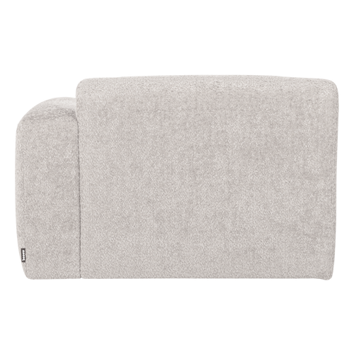 WOOOD chaise longue bank rechts Mojo Base - Wollig - Ecru - 74x112x162
